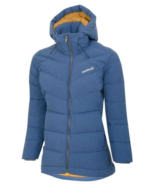 Inken- Parka Cortaviento Con Abrigo De Pluma - Mujer