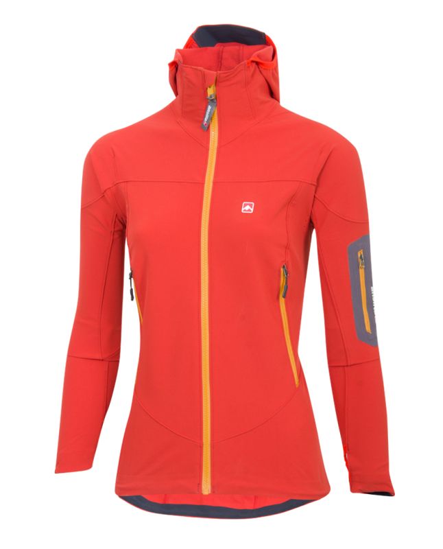 Crux - Chaqueta Para Escalada, Cortaviento, Repelencia Al Agua - Mujer