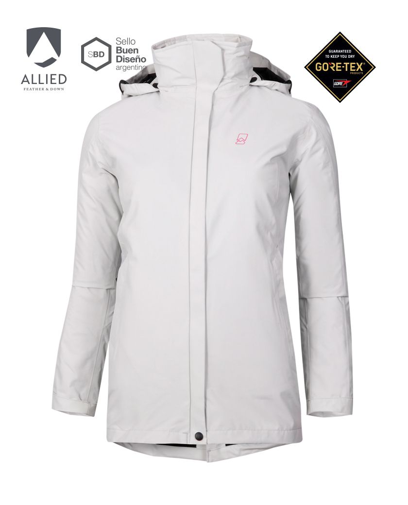 Fusion - Chaqueta Dos prendas en una impermeable y abrigo de pluma - Mujer