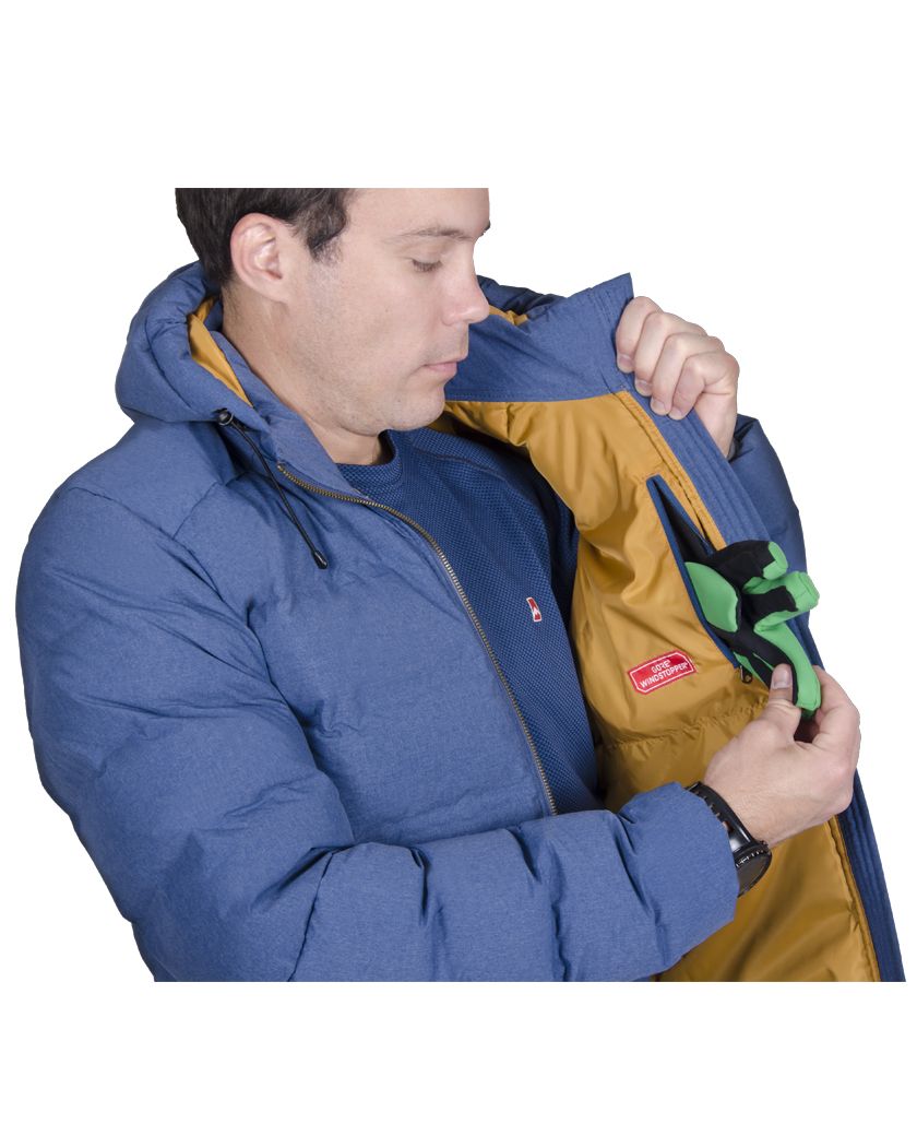 Inken - Parka cortaviento con abrigo de pluma - Hombre